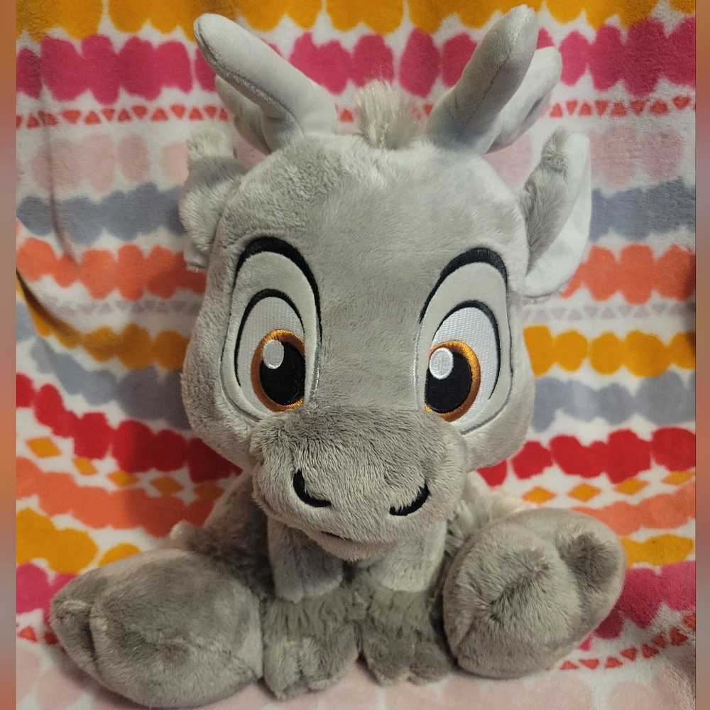 Disney Parks FROZEN Big Head Big Feet SVEN Reindeer Plush Stuffed Toy